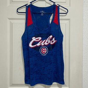 Genuine Merchandise Chicago Cubs racerback tank top size large
